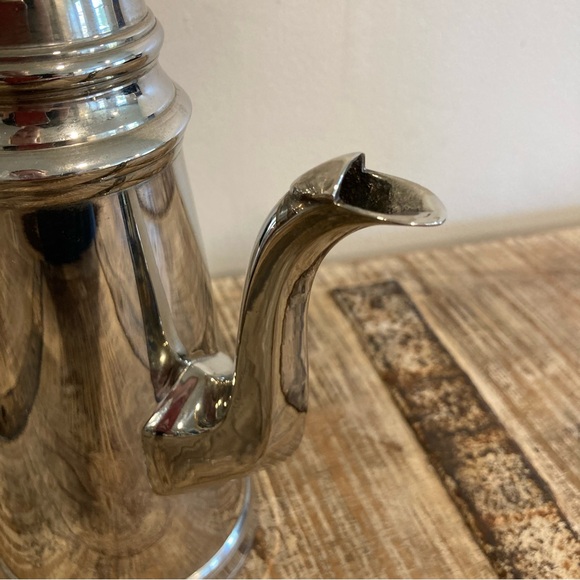 Silver Plate Café au Lait Pot / Teapot Holland Kirk International - Picture 5 of 15